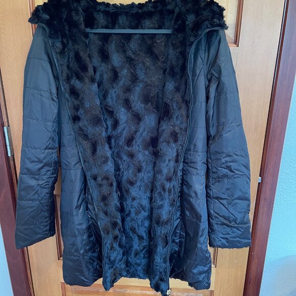 PRICED TO SELL - See Description for details -- Via Spiga Reversible Hooded Coat - Picture 12 of 16